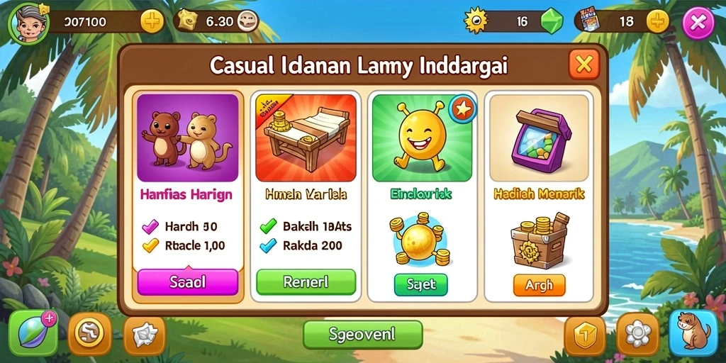 Tampilan antarmuka yang user-friendly.