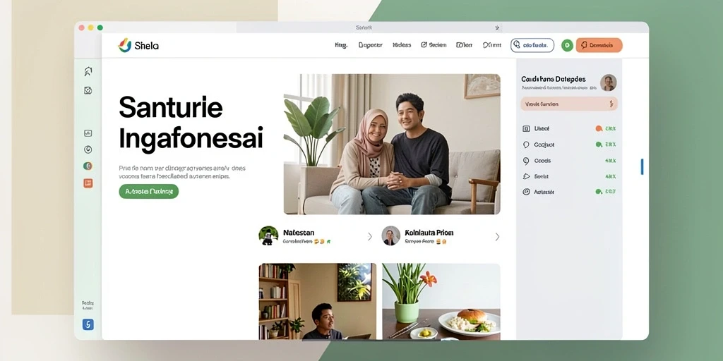 Tampilan antarmuka yang sederhana dan menarik.