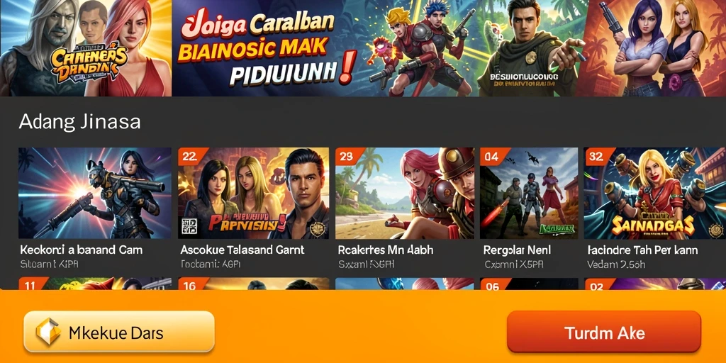 Tampilan permainan slot yang menarik dan penuh warna.