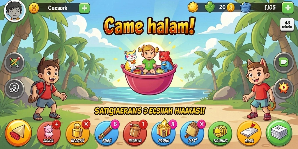 Tangkapan layar menampilkan karakter utama dalam misi.