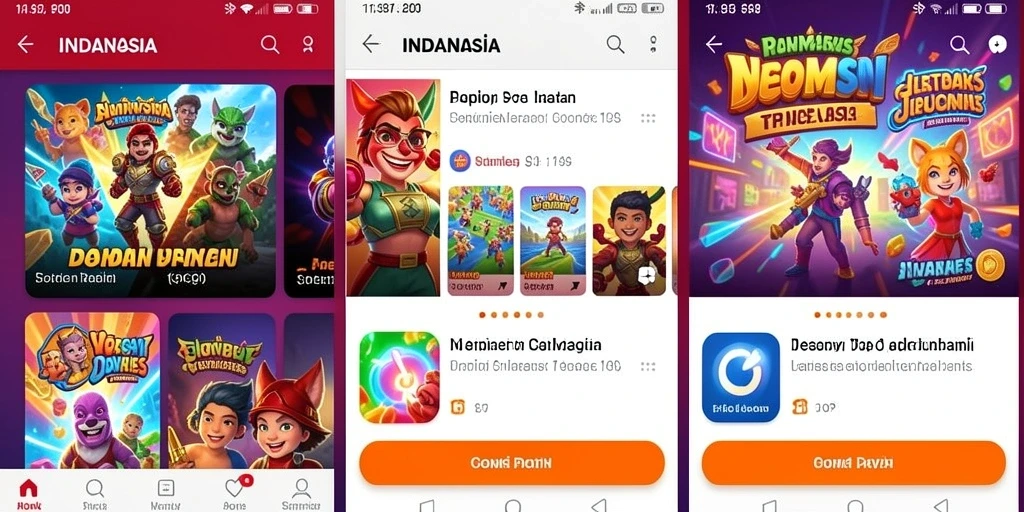 Tampilan antarmuka LUCUBET yang modern dan menarik.