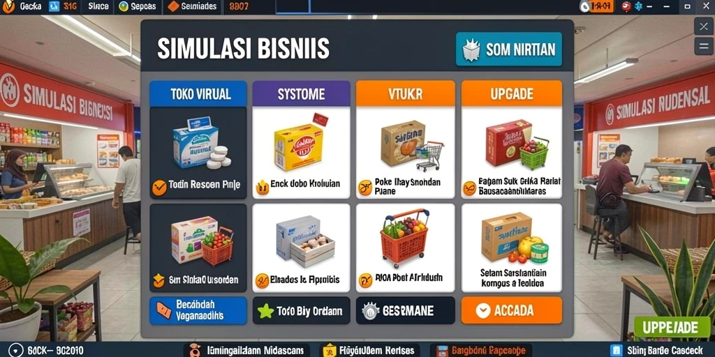 Tampilan awal aplikasi yang menarik dan user-friendly.