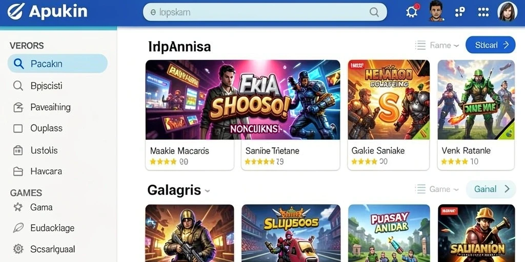 Tampilan antarmuka yang modern dan menarik.